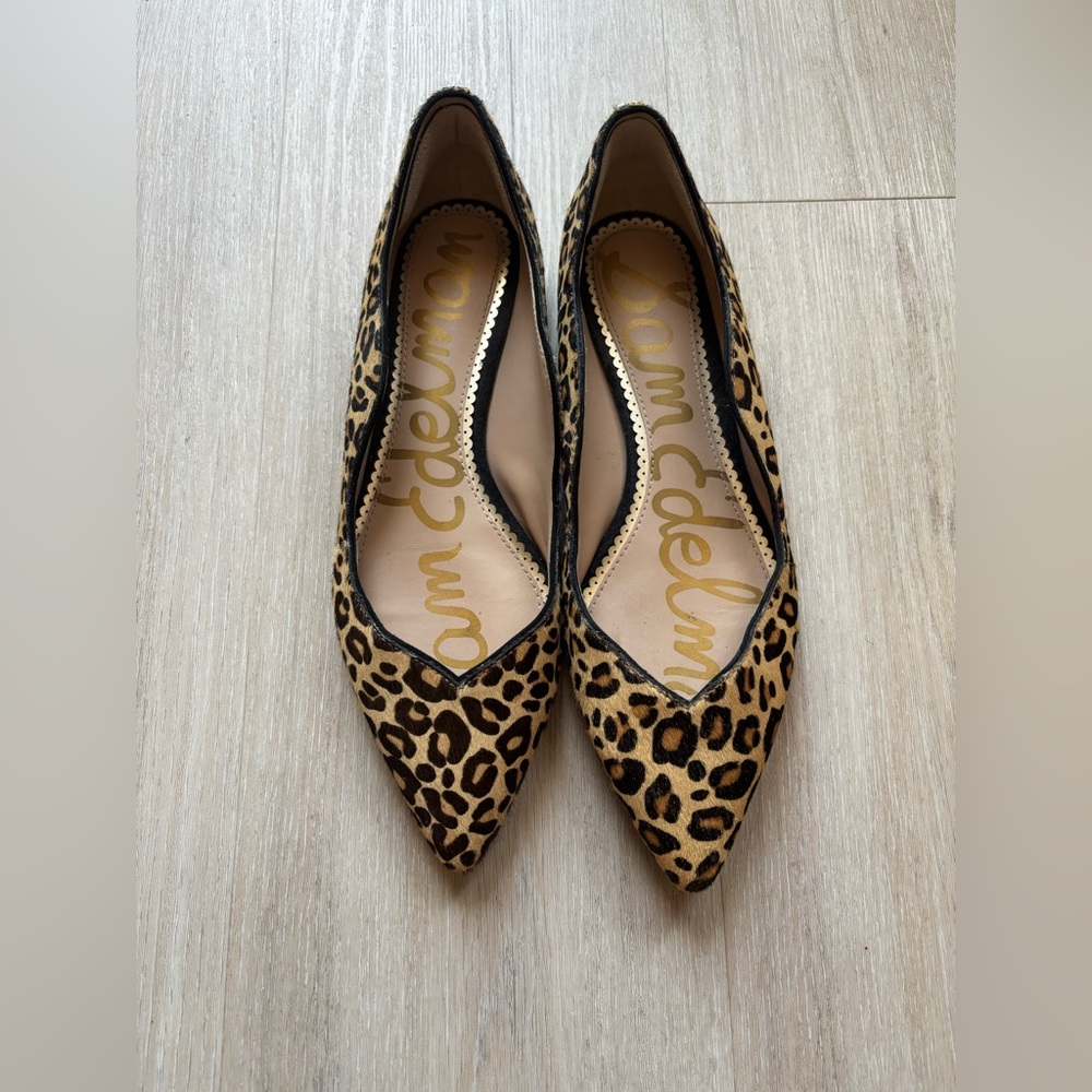 Sam Edelman Leopard Print Rosalie Flats